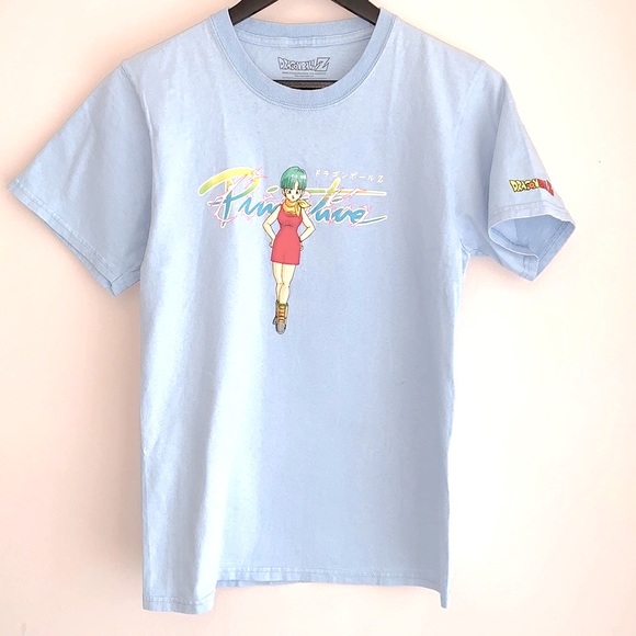 β€οΈβπ₯ Primitive Skateboarding T-Shirt Menβs Small Dragonball Z light Blue β€οΈβπ₯ - Picture 2 of 7